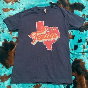 fluent in texas tshirt